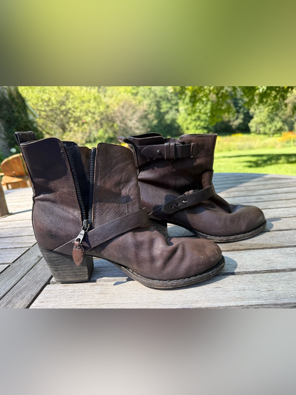 Rag & Bone Brown Leather Ankle Boots — US 7.5
